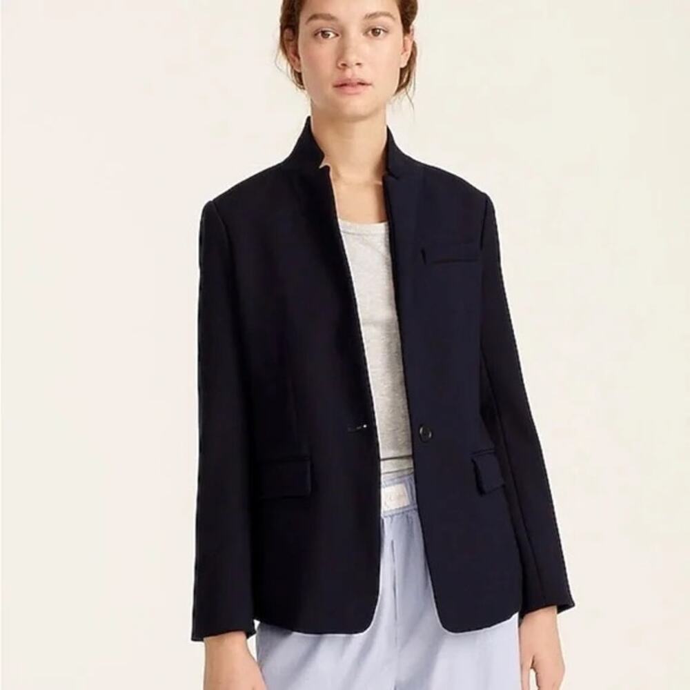 J. Crew Regent Blazer Four Season Stretch - Navy